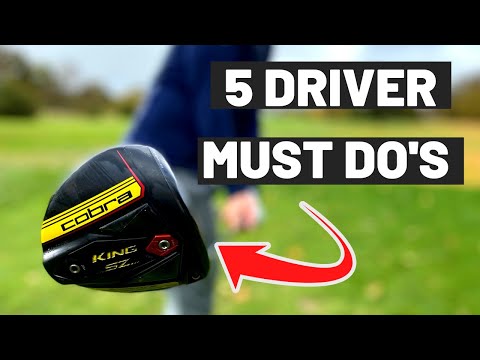 5 MUST DO’S WITH DRIVER! Simple golf tips