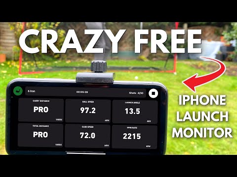 FREE GOLF LAUNCH MONITOR APP FOR YOUR IPHONE!? Vs £20K