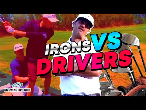 Golf Swing Grudge Match | Iron Vs Driver