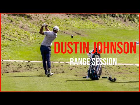 World No.1 Dustin Johnson Range Session | Driving Range Practice | Warm up Swings
