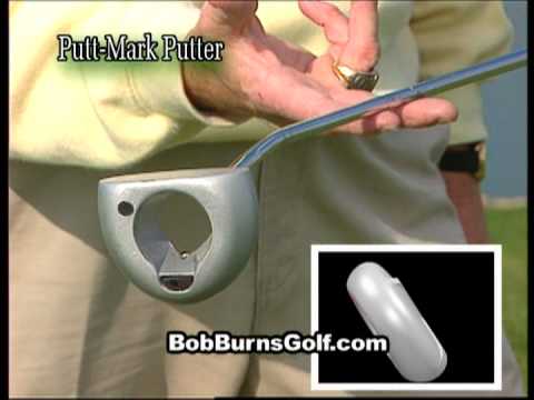 Never Bend Over Again With The Putt Mark Putter by Bob Burns Golf – Picks up and mark the ball