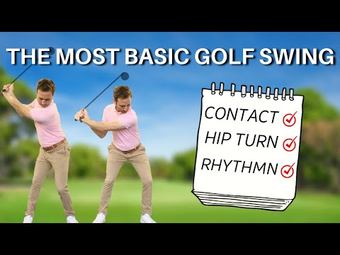THE MOST BASIC GOLF SWING – This is the ONLY way to PERFECT hip rotation