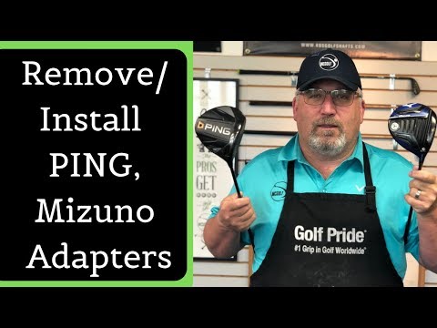 How to remove and install an golf club shaft adapter
