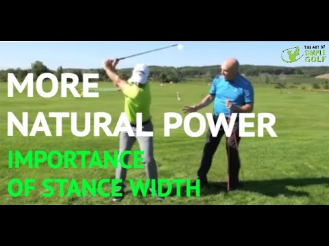 Golf Tips For Power: Importance of Stance Width