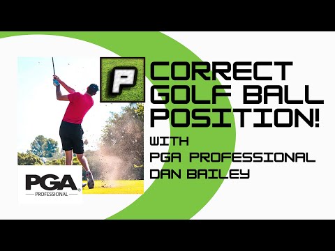 Correct Ball Position for Irons, Fairway Woods & Driver BEGINNERS – Strike your Golf Shots Better