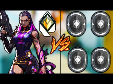 Valorant: 1 Radiant Reyna God VS 4 Iron Players – Who Wins?
