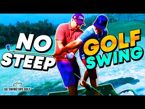 NO STEEP Swing Drill | INSTANT Golf Swing FIX