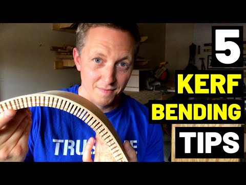 5 KERF BENDING TIPS AND TRICKS! (For Beginners–Guide To Kerf Bending Wood)