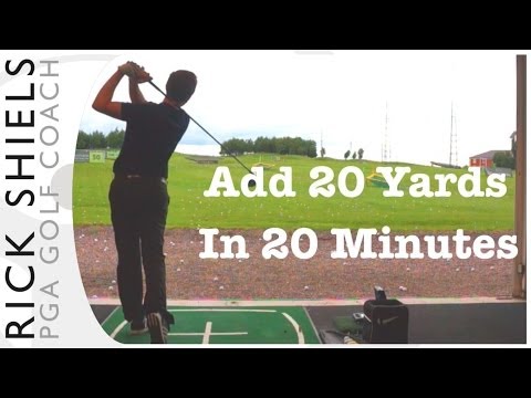 DRIVE THE GOLF BALL 20 YARDS FURTHER IN 20 MINS