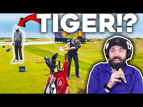 ON THE DRIVING RANGE WITH TIGER WOODS?!! #EP63