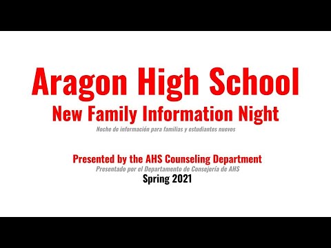 AHS Incoming New Student Information Night