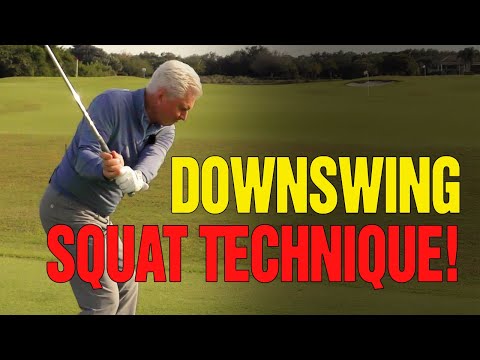 🏌️‍♂️Golf Downswing Drills [SQUAT TECHNIQUE?!]