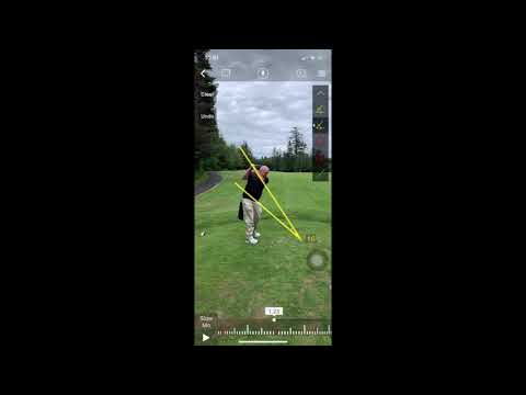 Hudl Technique – Down the Line Golf Swing Analysis