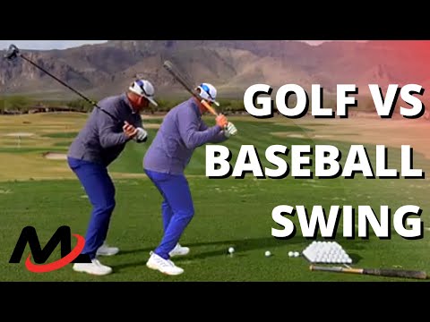 Use Your BASEBALL Swing To Play Great GOLF | The Differences Between The Baseball And Golf Swing