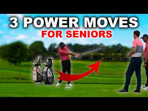 How SENIOR Golfers Hit Driver Straight and LONG – 3 effortless power moves that you can learn