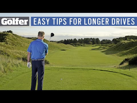 Two easy tips for longer golf drives