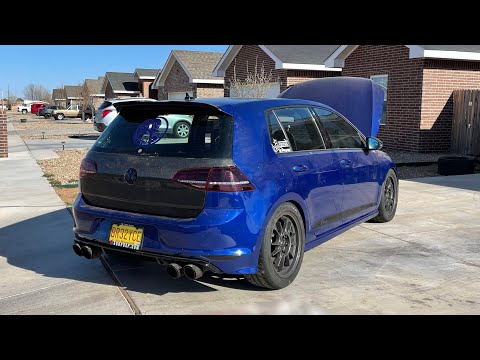 FIRST DRIVE ON BUILT EVERYTHING! | MK7 Golf R