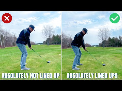 MIND BENDING GOLF ALIGNMENT HACK FOR DRIVING ACCURACY | WISDOM IN GOLF | GOLF WRX |