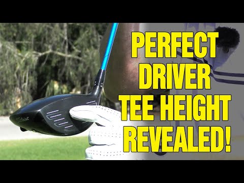 How High to Tee the Ball With a Driver (Get MORE Distance)!!