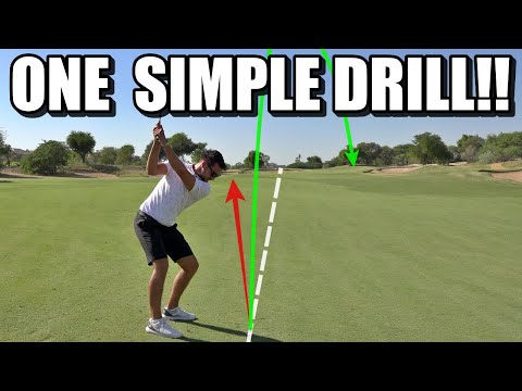 SIMPLE “OVER THE TOP” GOLf DRILL | Stop Slicing the Golf Ball