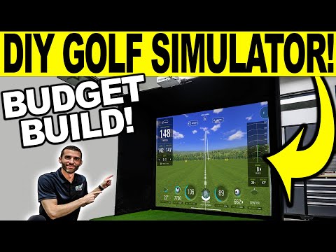 Home Golf Simulator – SEE MY NEW AFFORDABLE DIY SETUP! (Mevo+ & SkyTrak Demo)