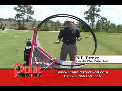 Swing Plane Trainer / Plane Perfect Golf Machine with inventor Bill Turner