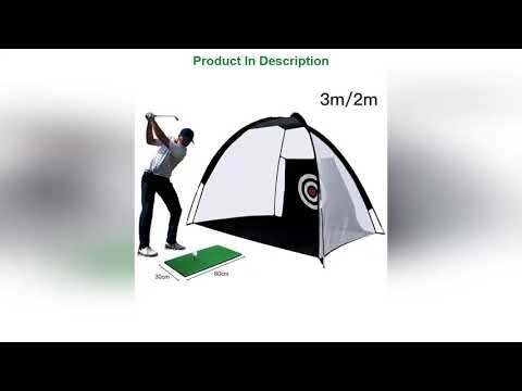 Review KOFULL Indoor Golf Chipping Net Driving Hitting Practice Cage 3m Supplies Training Aids