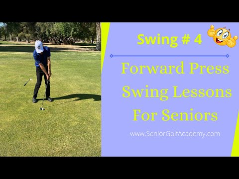 Forward Press Swing Lessons for Seniors