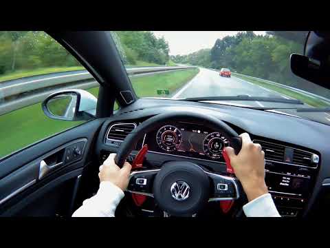 2019| NEW VW GOLF 7 GTI FACELIFT| POV Driving with GoPro on a rainy Day|