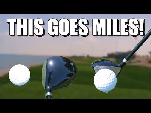 A GOLF BALL SIZED DRIVER HEAD…. IT GOES LONG!