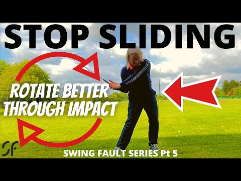 STOP SLIDING – Rotate better through impact. Swing fault series Part 5