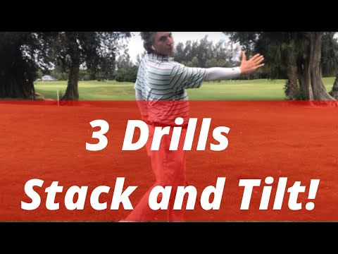3 Stack and Tilt Golf Swing Drills! Irons or Woods! | PGA Golf Professional Jess Frank