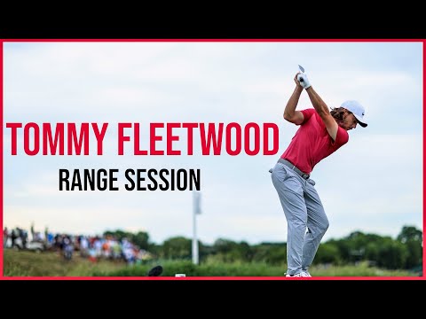Watch Tommy Fleetwood Range Session | Driving Range Practice | Warm up Swings Wedge to Driver