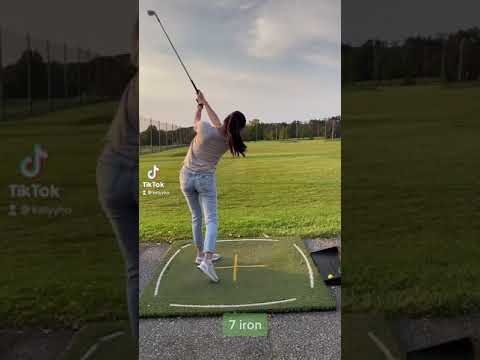 My Golf Swing at the Driving Range | Katy Ho golf