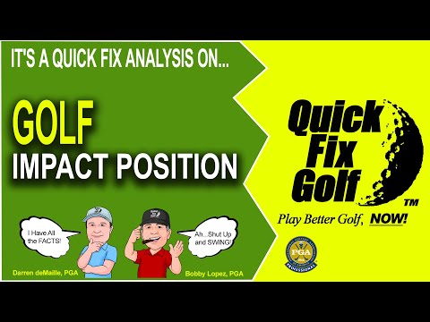 The only thing that matters is your golf impact position