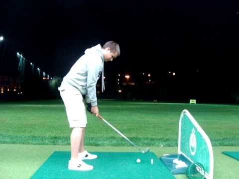 Golf swing (7 iron back) Luzhniki driving range