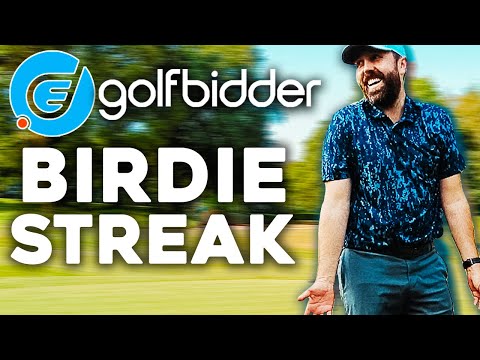 OUTRAGEOUS BIRDIE STREAK | Golfbidder challenge! #Break75 (Part 2)