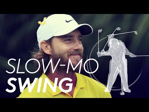 Tommy Fleetwood’s golf swing in Slow Motion