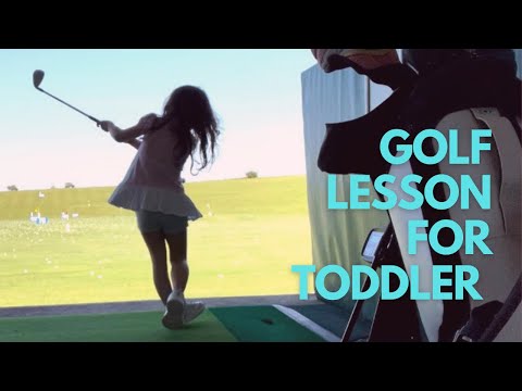 How To Get Toddler To Play Golf | Golf Lesson For Lilmisscorner