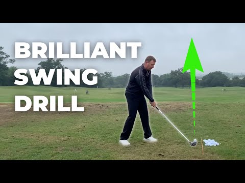 BRILLIANT swing DRILL to help you RELEASE the clubhead for increased DISTANCE