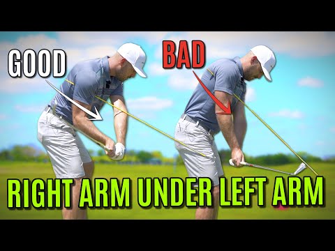 Right Arm Under Left Arm | My Best Swing Advice