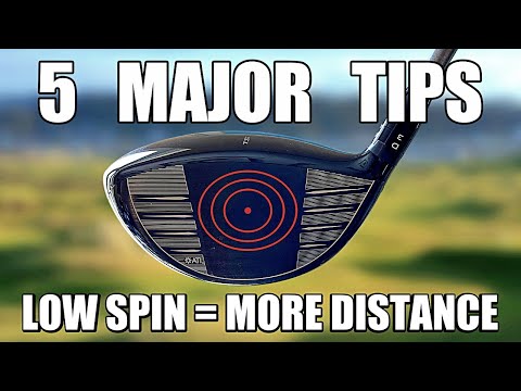 MY TOP 5 GOLF DRIVER TIPS | Lower Spin – Maximise Distance