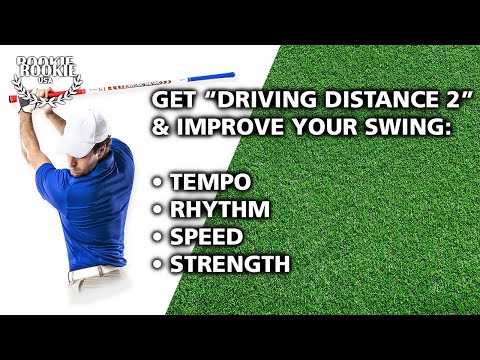 Improve your golf swing speed, rhythm, tempo and strength with “The Driving Distance 2”