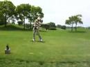 26 golf swing left handed  ゴルフスイング 080510 高尔夫 挥杆