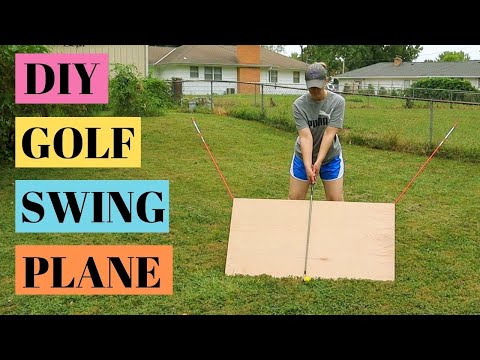 How To Make A Golf Swing Plane Board