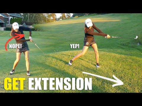 MORE PARS GOLF TIP: GET EXTENSION with DRILL (vs. the chicken wing)