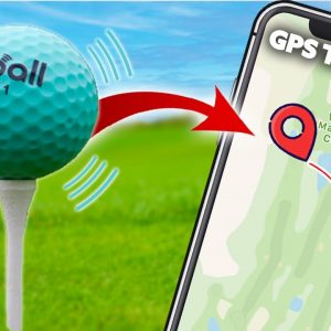 Microchip GPS tracked golf ball - YOU CAN'T LOSE IT!?