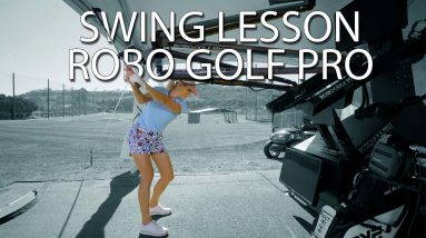 Will Golf Swing Improve with Robo Golf Pro Lesson?  Alissa Kacar finds out.