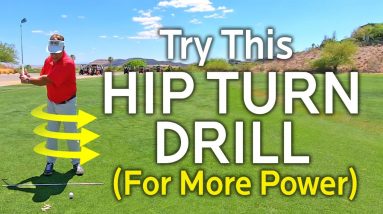 TRY THIS GOLF HIP TURN DRILL TO GET POWER