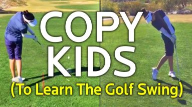 COPY KIDS TO LEARN THE GOLF SWING